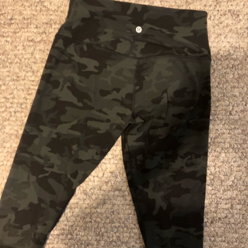 Lululemon align camo green!!
